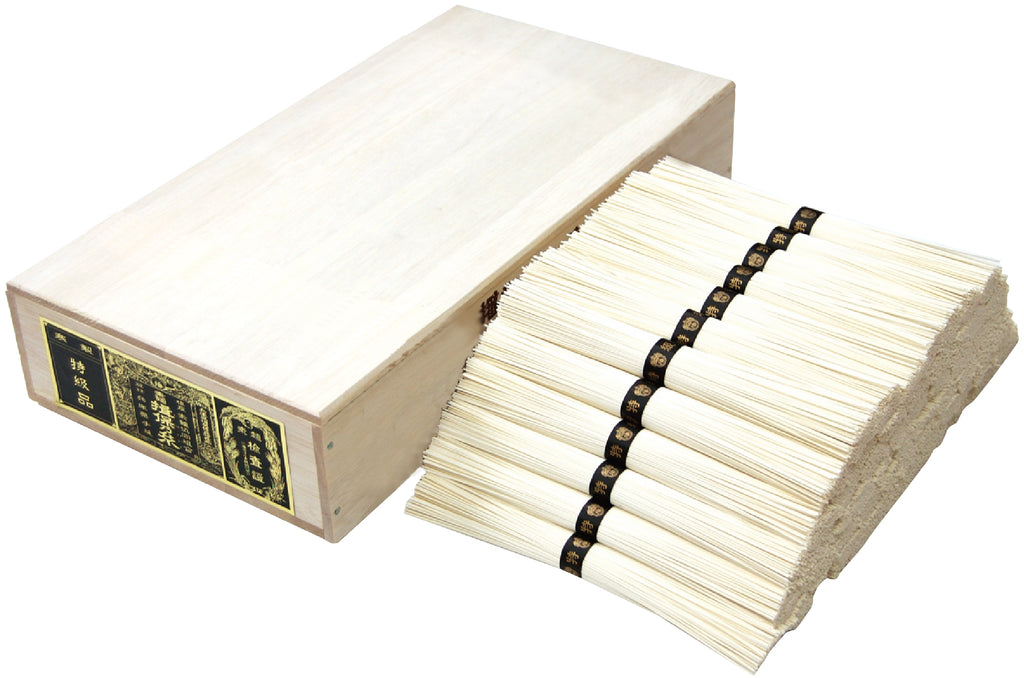 揖保乃糸 【特級品】3ｋｇ　50ｇ×60束　木箱入り