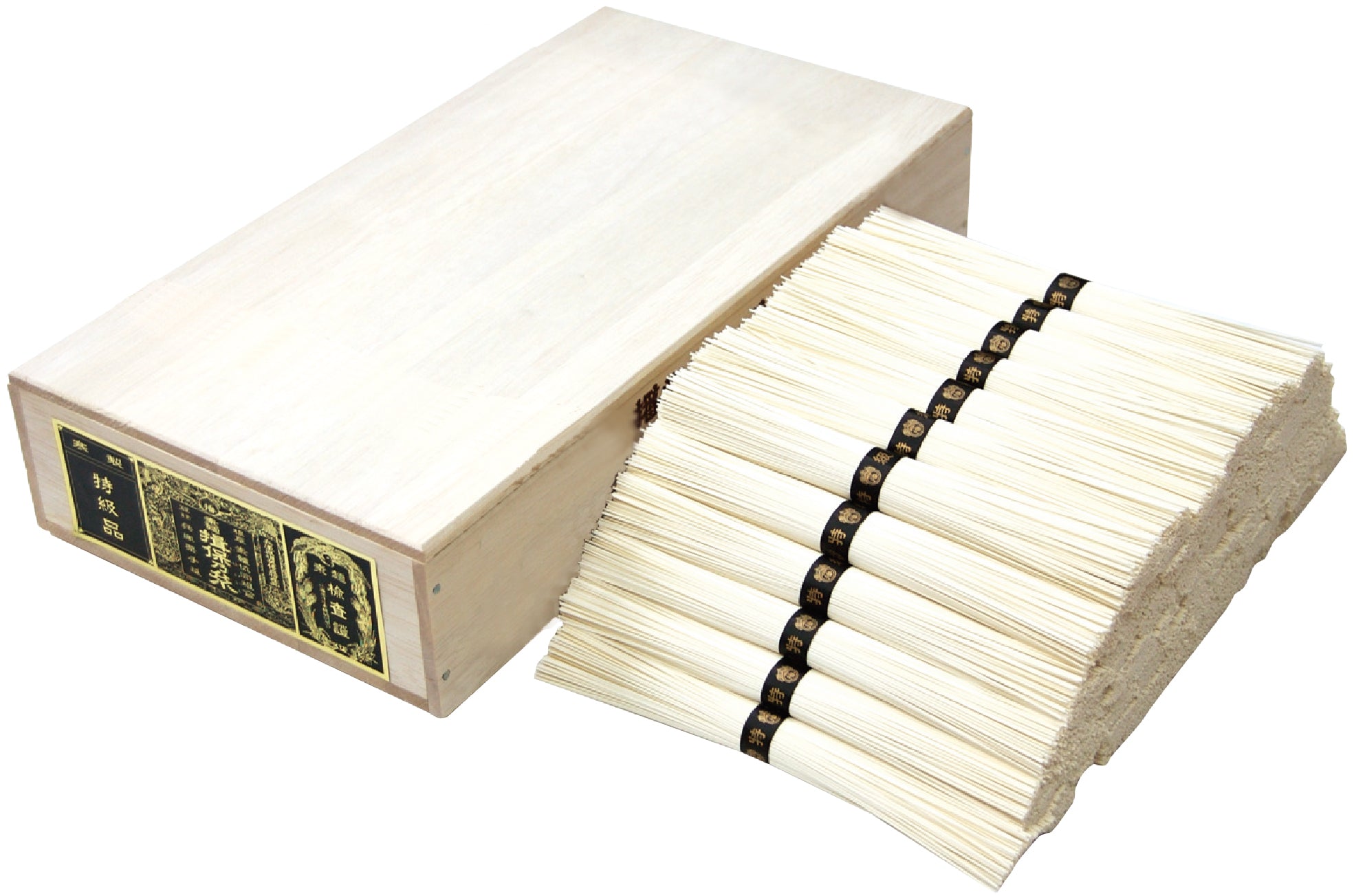 【揖保乃糸 上級品 木箱入り】（品番）特級3ｋｇ（内容量）特級品50ｇ×60束