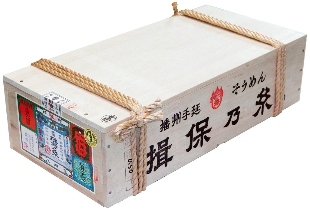 【揖保乃糸 上級品　縄くくり木箱入り】（品番）上級6ｋｇ（内容量）上級品50ｇ×120束