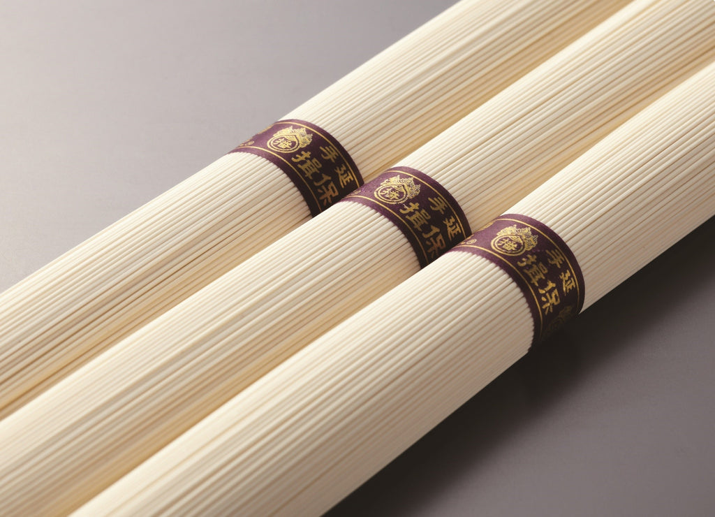 揖保乃糸【縒（より）つむぎ】（北海道産小麦使用）（品番）YRM-50　　（内容量） ﻿50ｇ×32束